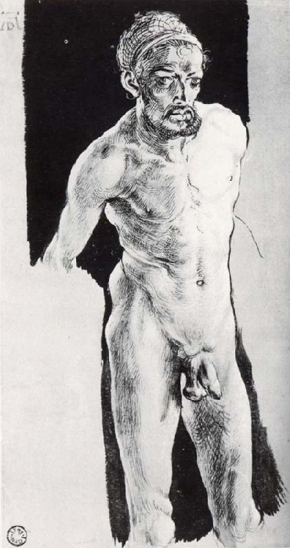 Albrecht Durer Self-portrait in the nude